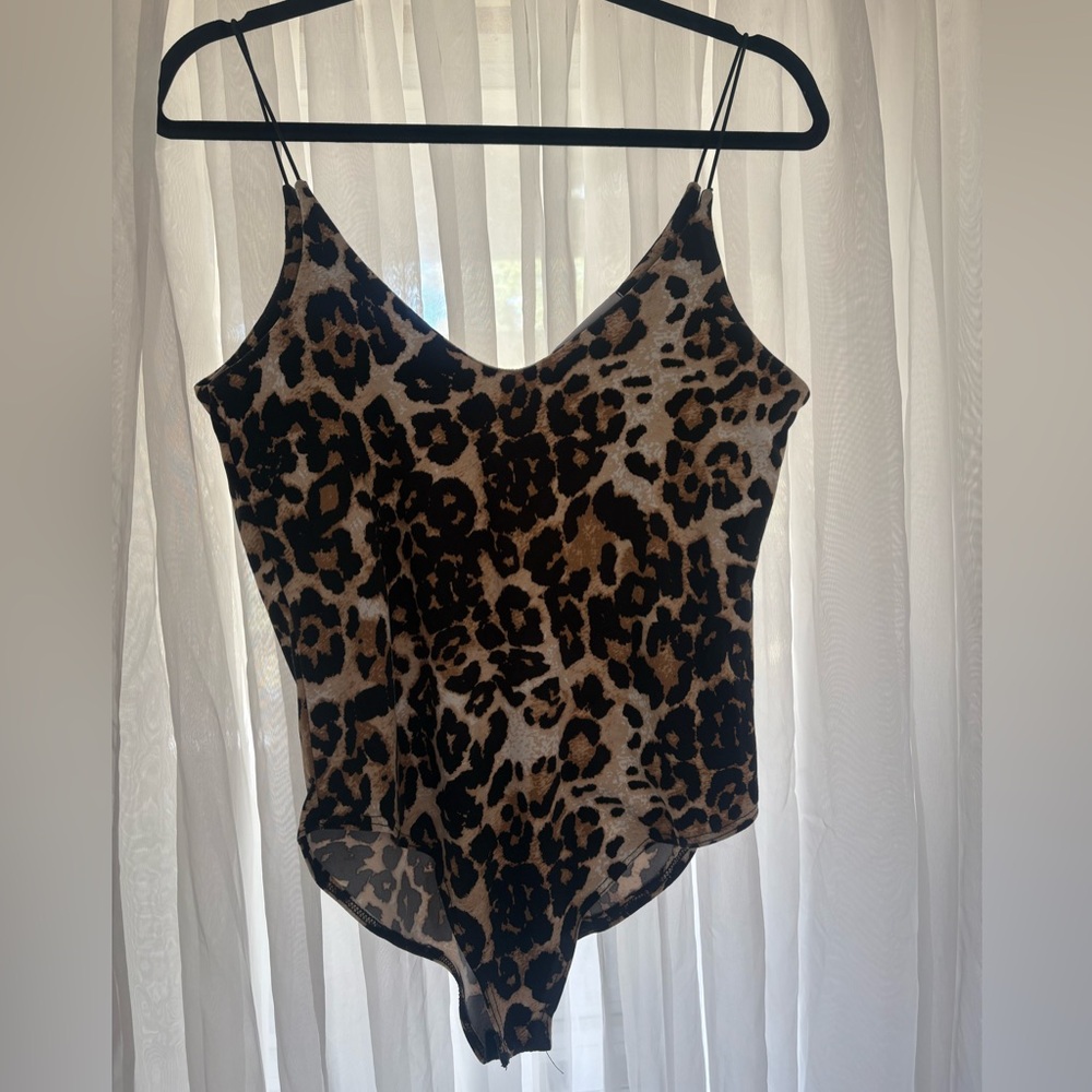 Gaze Leopard Print Body Suit